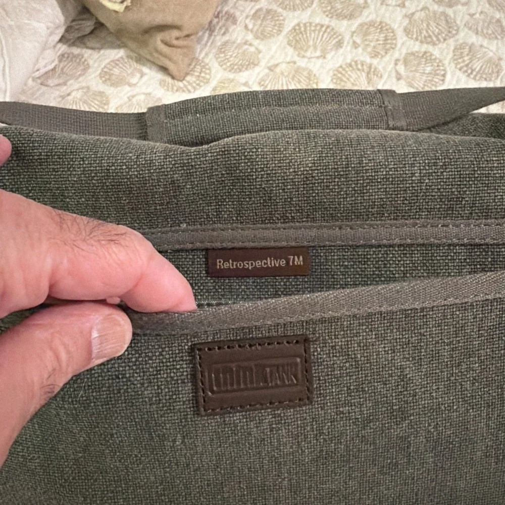 Think Tank Photo Retrospective 7M Pinestone Gray Canvas Camera Bag With Inserts